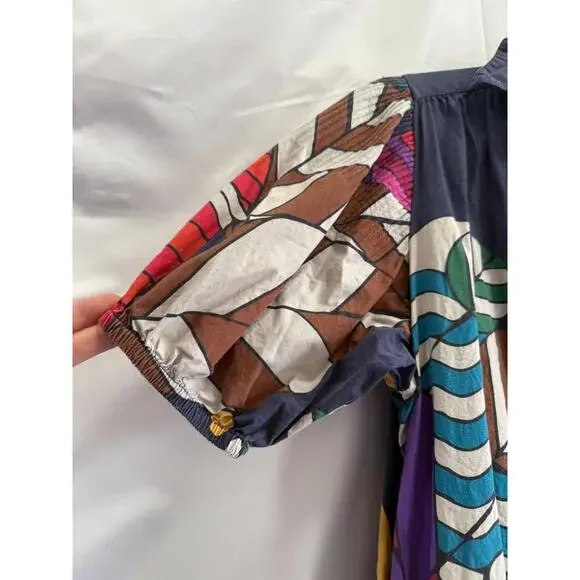CAROLINA K Valerie Pleated Kaftan Size M Multicolor